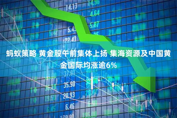 蚂蚁策略 黄金股午前集体上扬 集海资源及中国黄金国际均涨逾6%